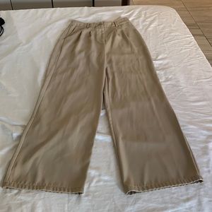 Princess Polly Tan Archer Pants Size 8